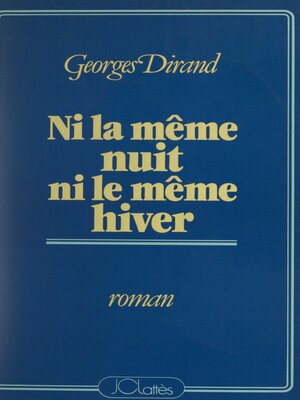 cover image of Ni la même nuit, ni le même hiver